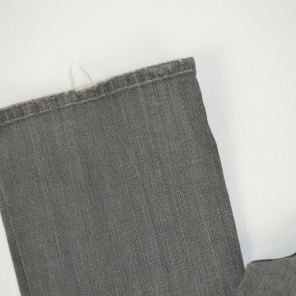 Faith Hope Love Mid Rise Boot Cut Gray Jeans, 100% Cotton Size 28 - Picture 3 of 8